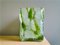 Portuguese Green Spatter Splatter Glass Vase by Marinha Grande, 1970s, Image 2