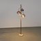 Brass and Metal Floor Light from Stilux Milano, 1970s 7