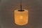 White Clear Suspension Lamp from Limburg, 1960s 8