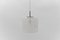 White Clear Suspension Lamp from Limburg, 1960s, Image 7