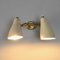 Metal and Brass Sconces from Stilux Milano, 1950s, Set of 2 10