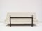 Italian Modernist Daybed with White Upholstery and Iron Frame, 1960s 5