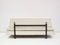 Italian Modernist Daybed with White Upholstery and Iron Frame, 1960s, Image 5