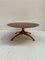 Oval Palisander Coffee Table, 1960s 1