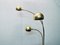 Vintage Stehlampe aus Messing von Honsel, 1970er 5