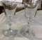 Bohemian Crystal Glasses with Carved Pedestals, 1960s, Set of 38 9