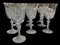 Verres de Bohème en Cristal avec Piédestaux Sculptés, 1960s, Set de 38 2