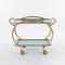 Serving Cart in Brass, 1960s 2