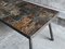 Brutalistic Metal and Lava Stone Coffee Table, 1960s 10