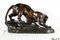 T.cartier, Tiger on the Prowl, Early 20th Century, Sculpture in Patinated Terracotta, Image 19