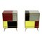 Wood and Glass Bedside Tables, 1980s, Set of 2 3