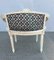 Stuhl im Louis XVI Stil aus Holz & Rohrgeflecht, 1950er 8