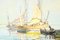 G.Lhermitte, Trawler and Tuna Boats, 20th Century, Oil Painting 17
