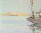 G.Lhermitte, Trawler and Tuna Boats, 20th Century, Oil Painting 21