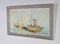 G.Lhermitte, Trawler and Tuna Boats, 20th Century, Oil Painting 4