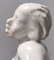 Figura de mujer italiana vintage de cerámica lacada en blanco, Italia, años 40, Imagen 14
