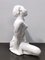 Vintage Italian White Lacquered Ceramic Woman Figure, Italy, 1940s 7
