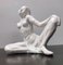 Vintage Italian White Lacquered Ceramic Woman Figure, Italy, 1940s, Image 12