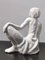 Vintage Italian White Lacquered Ceramic Woman Figure, Italy, 1940s, Image 10