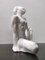 Vintage Italian White Lacquered Ceramic Woman Figure, Italy, 1940s 6