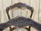 Louis XV Stühle aus Eschenholz aus Stroh, 1950er, 6er Set 12
