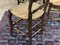 Louis XV Stühle aus Eschenholz aus Stroh, 1950er, 6er Set 10