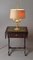 Lámpara de mesa Bouillotte francesa de latón, años 70, Imagen 2