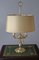 French Bouillotte Brass Table Lamp, 1970s 4