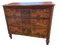 Antique Italian Carlo X Commode in Walnut and Chestnut 8