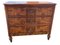 Antique Italian Carlo X Commode in Walnut and Chestnut 1