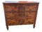 Antique Italian Carlo X Commode in Walnut and Chestnut, Image 1