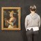 Italienischer Künstler, Porträt eines Mädchens mit Stieglitz, 18. Jh., Öl auf Leinwand, gerahmt 16