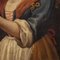 Italienischer Künstler, Porträt eines Mädchens mit Stieglitz, 18. Jh., Öl auf Leinwand, gerahmt 10