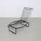 Vintage Chaise Lounge in Leather and Chrome, 1980s, Image 8