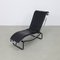 Vintage Chaise Lounge in Leather and Chrome, 1980s 7