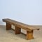 Rustic Pine Bench, 1960s 2