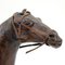 Modelo de caballo mediano de cuero genuino, años 70, Imagen 9