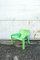 Green Vicar Armchairs by Vico Magistretti for Artemide, 1970s, Set of 3 2