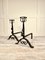 Arts & Crafts Wrought Iron Candleholders, 1880s, Set of 2 3