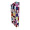 Double-Sided Open Bookcase in Multicolored Murano Glass, 1980s 7