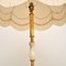 Vintage French Onyx and Brass Floor Lamp, 1930s, Image 5