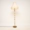 Vintage French Onyx and Brass Floor Lamp, 1930s 1