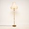 Vintage French Onyx and Brass Floor Lamp, 1930s, Image 1