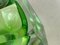 Cenicero italiano grande de vidrio verde, años 60, Imagen 8