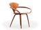 Mid-Century Modern Armchair in Walnut attributed to Norman Cherner, 1950s, Image 2