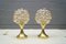 Lampes de Bureau Vintage en Bulle de Verre par Helena Tynell pour Limburg, Set de 2 1