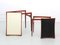 Mid-Century Modern Teak Nesting Side Tables with Removable and Reversible Tops attributed to Finn Juhl, 1950s, Set of 2 3