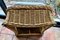 Square Pouf or Footrest in Rattan, Image 10