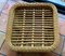 Square Pouf or Footrest in Rattan 5