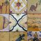 Large Colorful Berber Handmade Tile Panel, Morocco, Set of 28 5